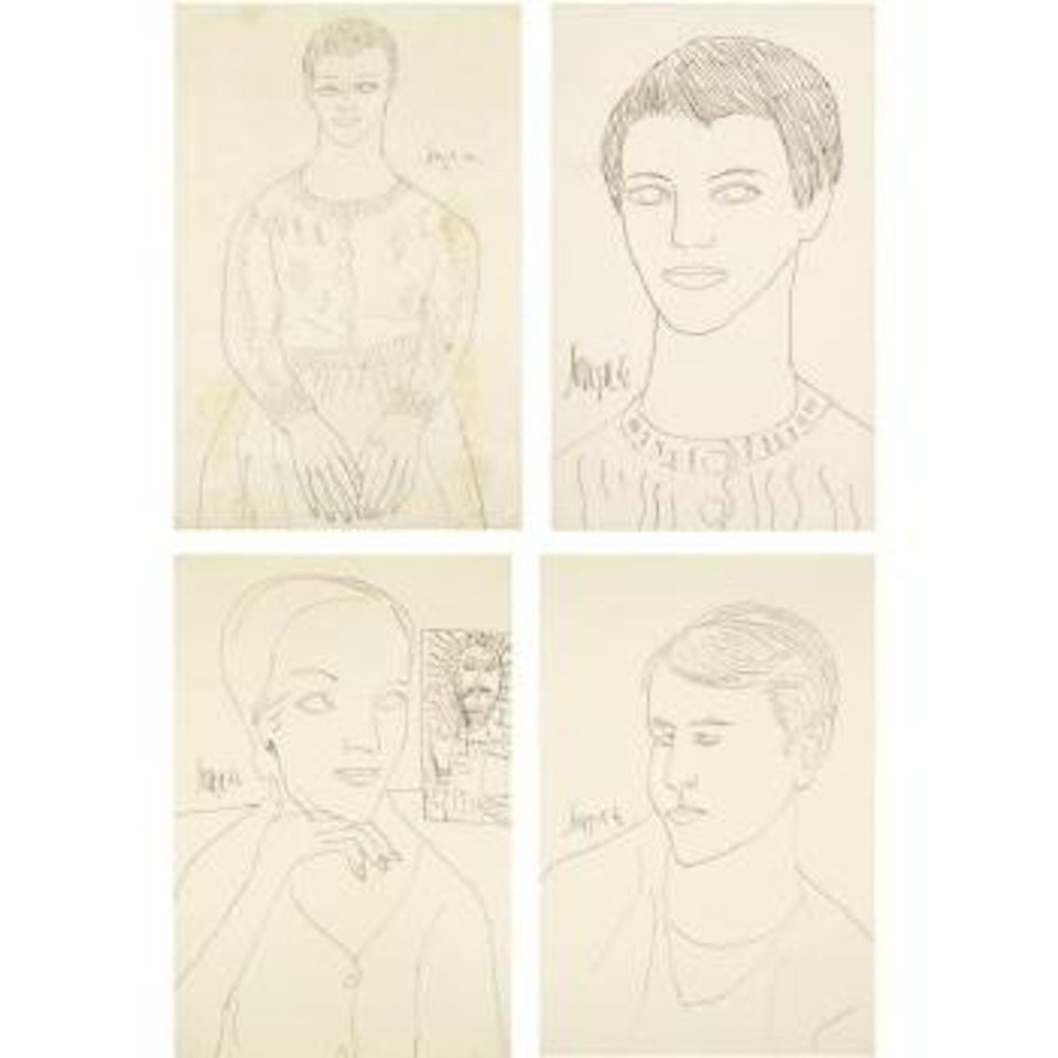 Four Untitled Works by Francis Newton Souza