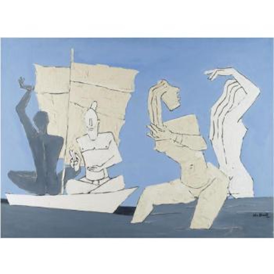 Ritual Of A River by M.F. Husain