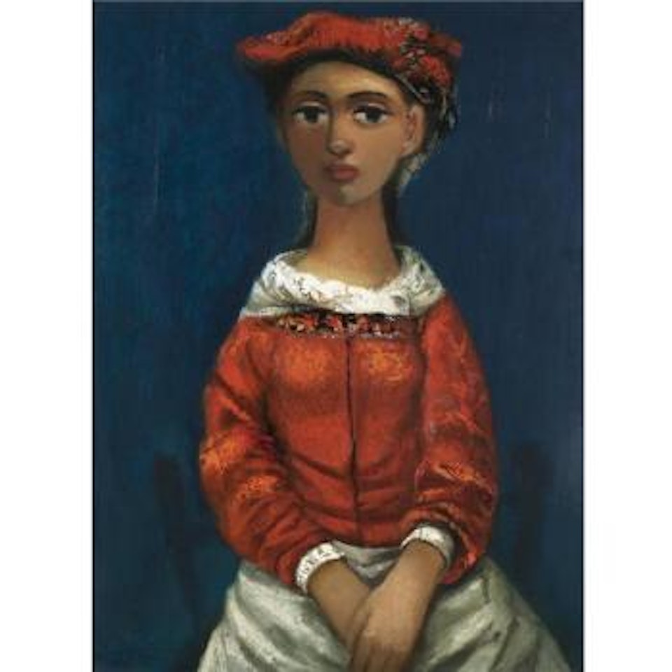 Portrait Of A Girl In Red by Daniel O'Neill