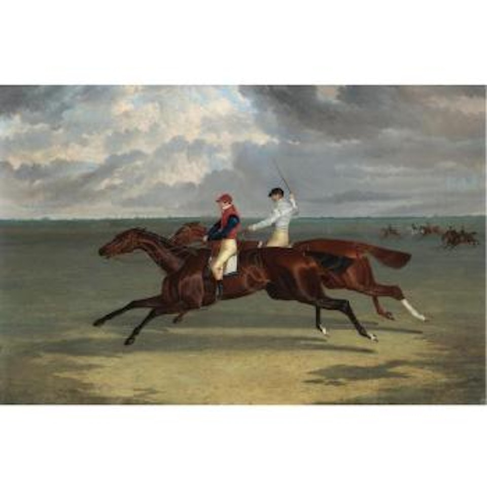 The Match Between Priam And Augustus At Newmarket, 1831 by John Frederick Herring