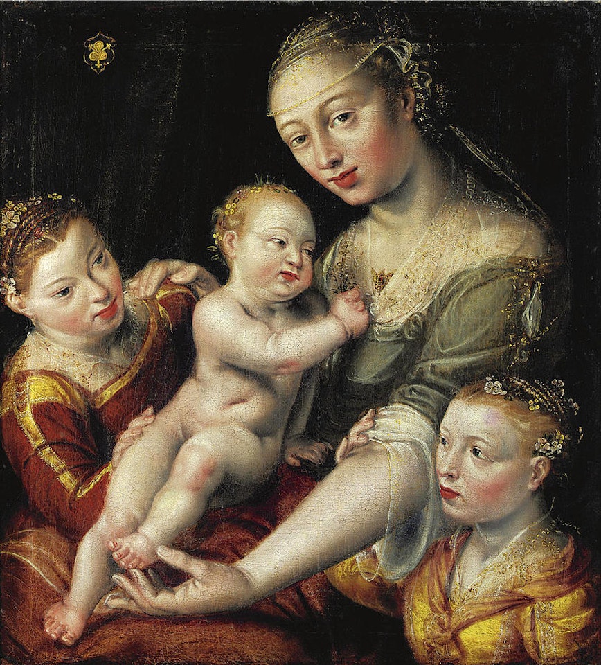 A Mother And Her Children by Jan Matsys