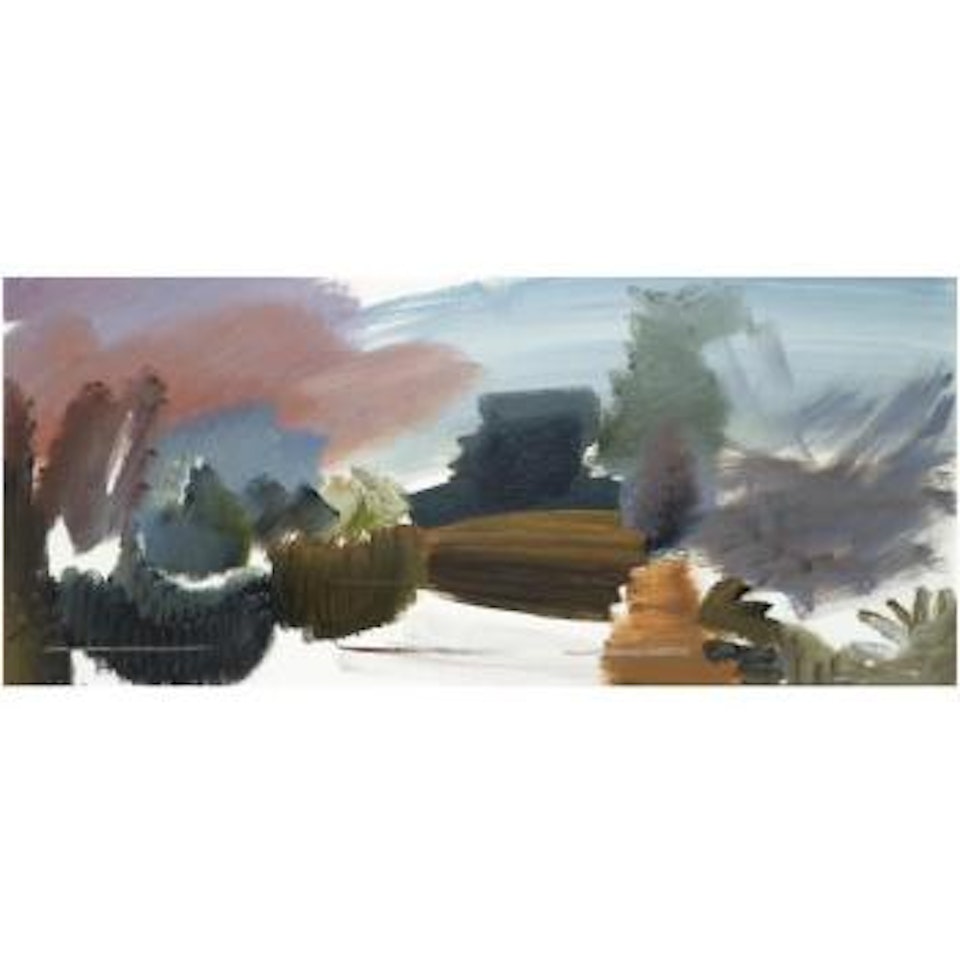 Evening Sky Over A Lake by Ivon Hitchens