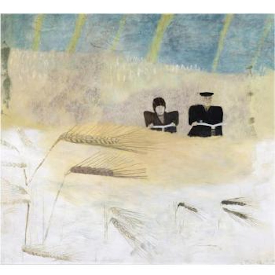 Mother And Son, Harvest Time by Mary Newcomb