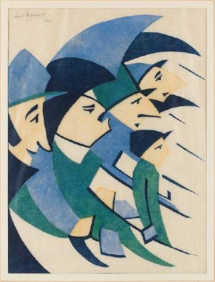 Wet Race Meeting (Coppel SA 8) by Sybil Andrews