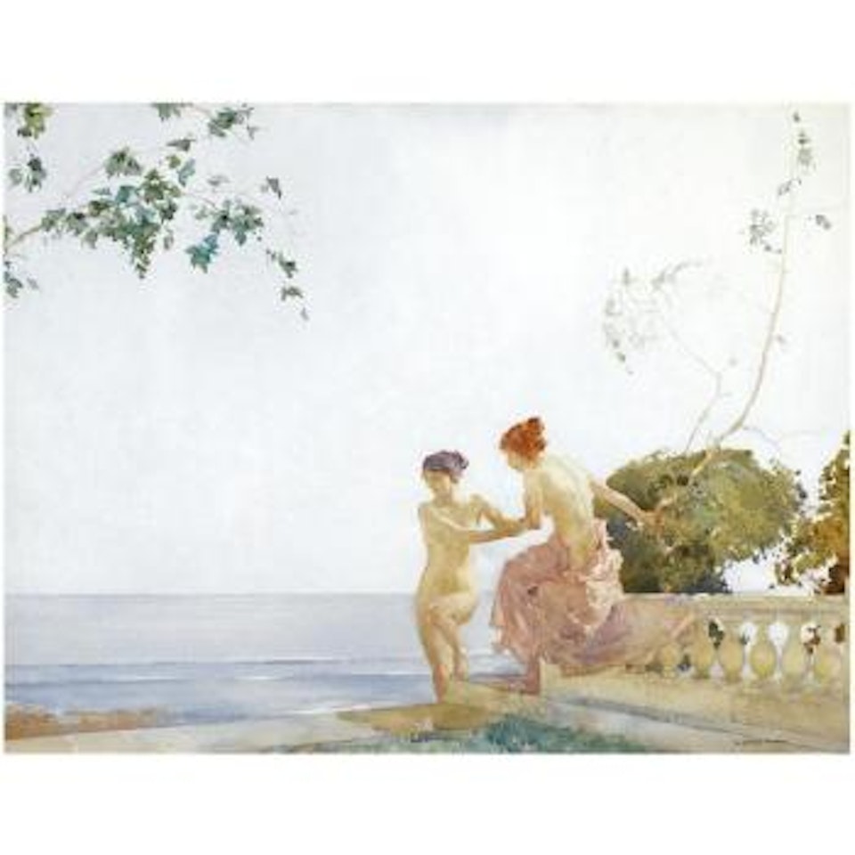 En Climat Couple, Et Escalier Chaud by William Russell Flint