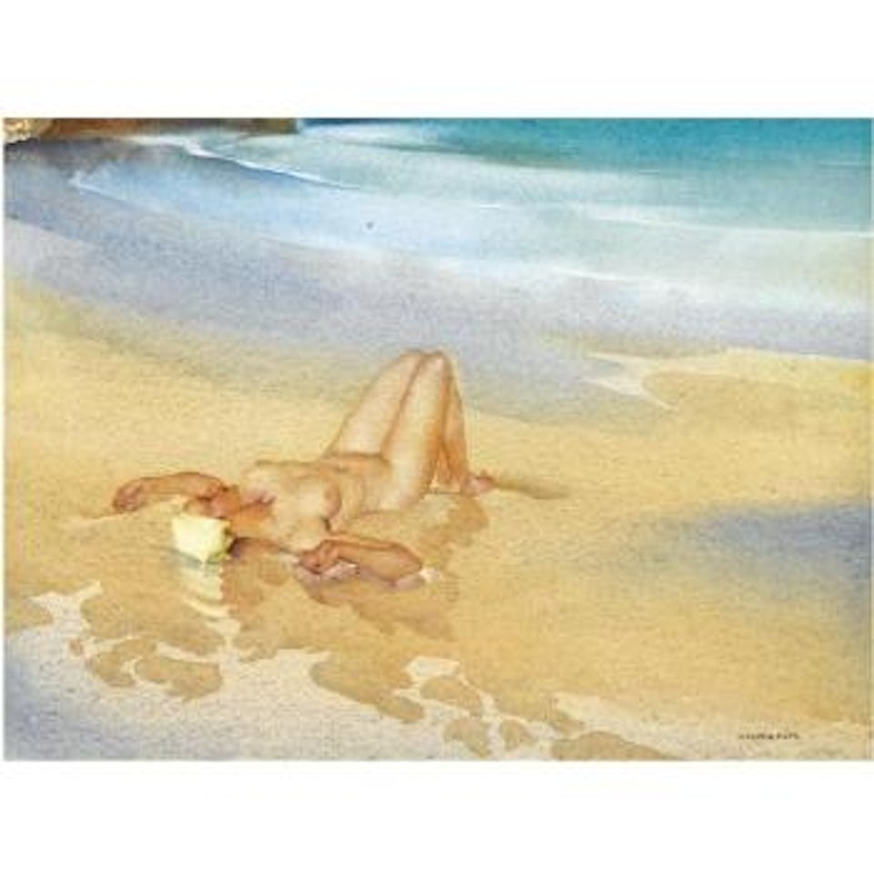 Clarissa Alone by William Russell Flint