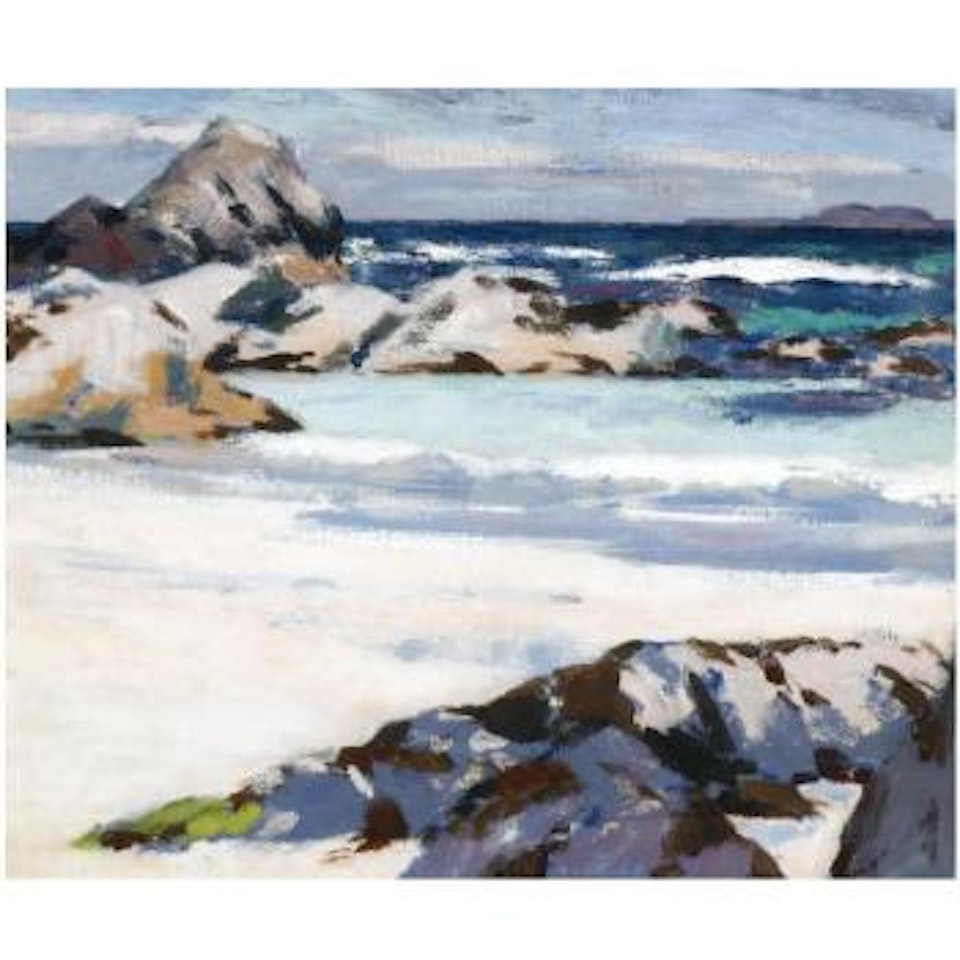 A View From Iona Looking Towards Lunga by Francis Campbell Boileau Cadell