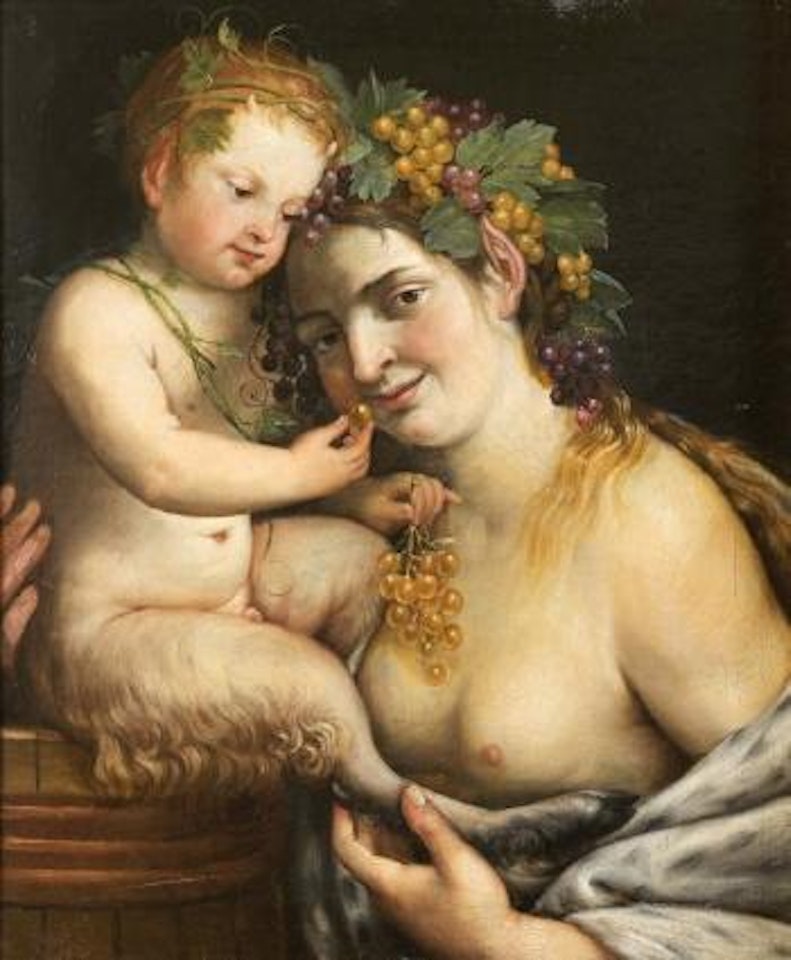 L'enfance de Bacchus by Roman School