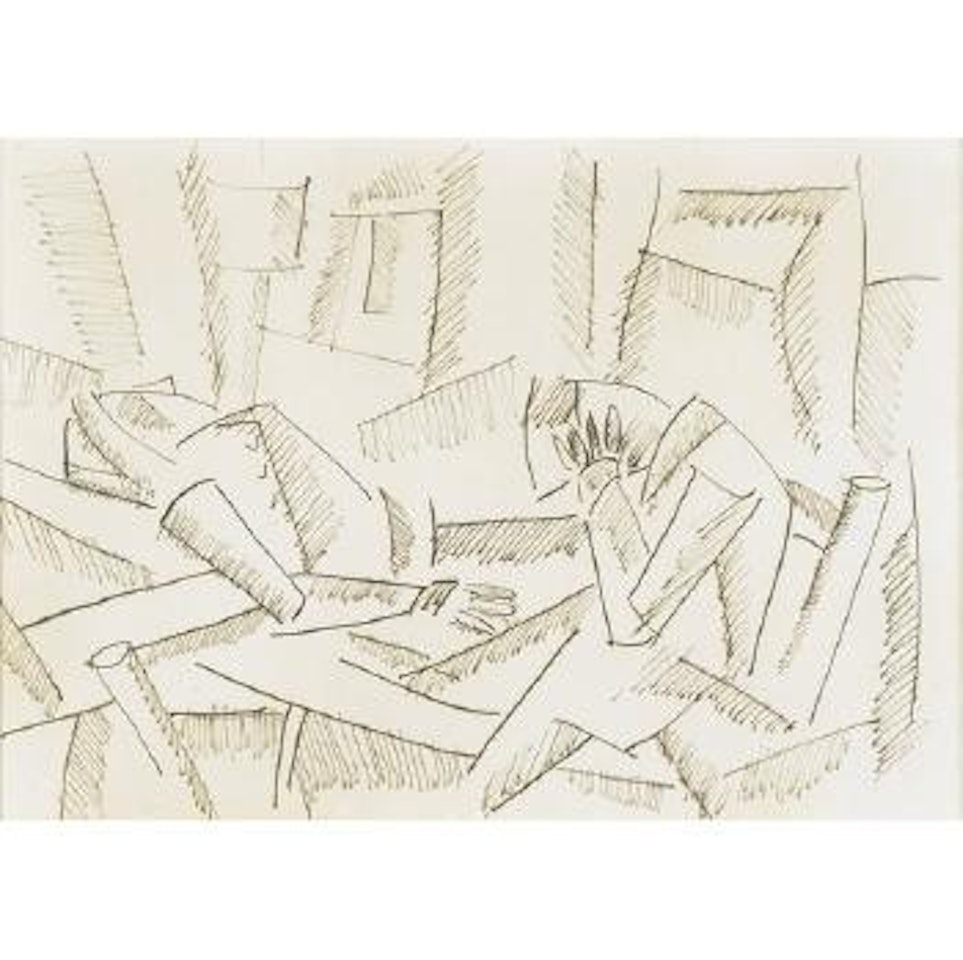 Les deux soldats by Fernand Leger