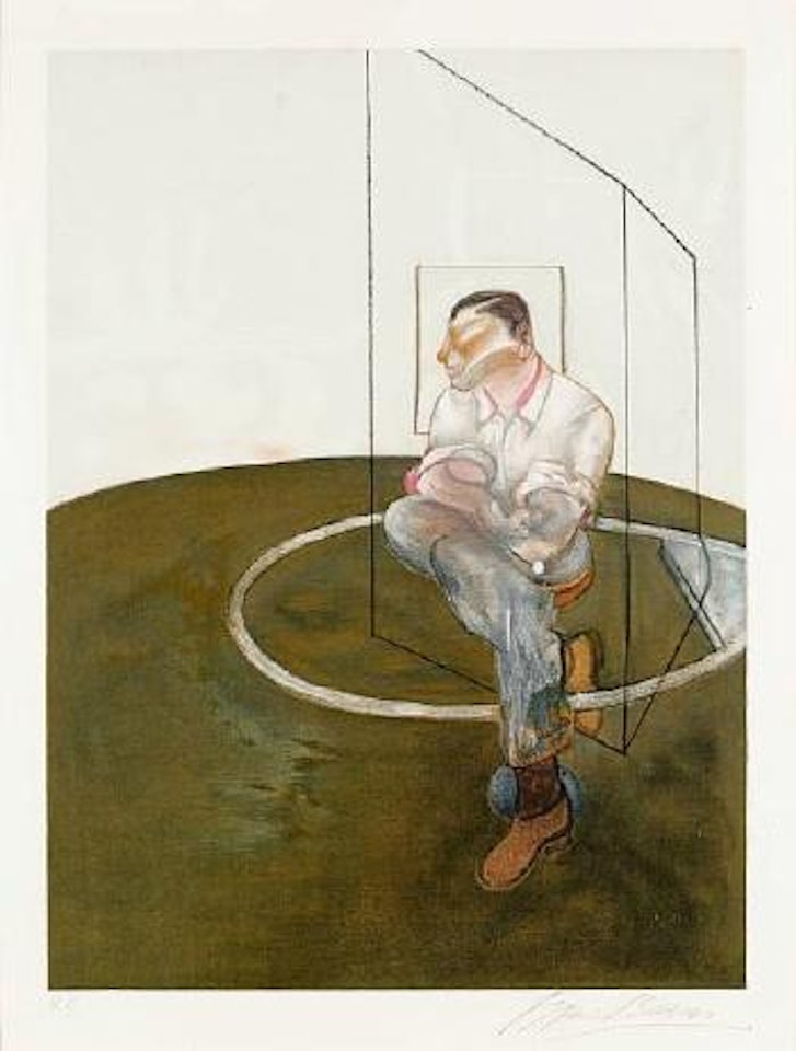 Right panel for three studies of John Edwards by Francis Bacon