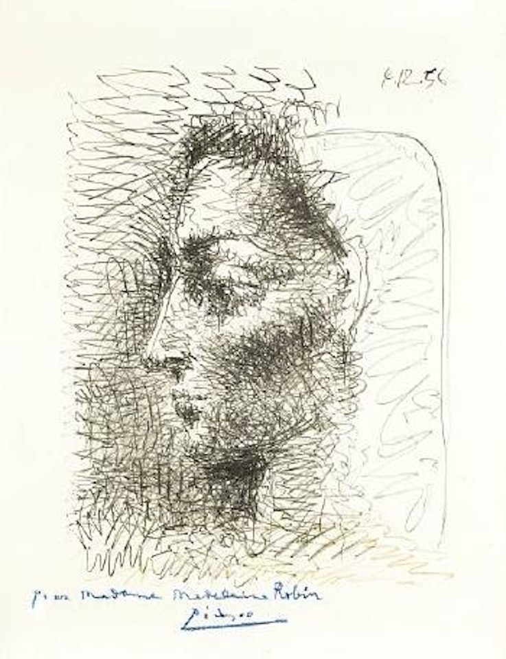 Portrait de Jacqueline by Pablo Picasso