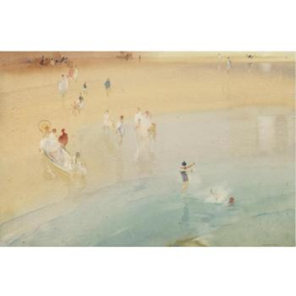 Bathers On The Seashore by William Russell Flint