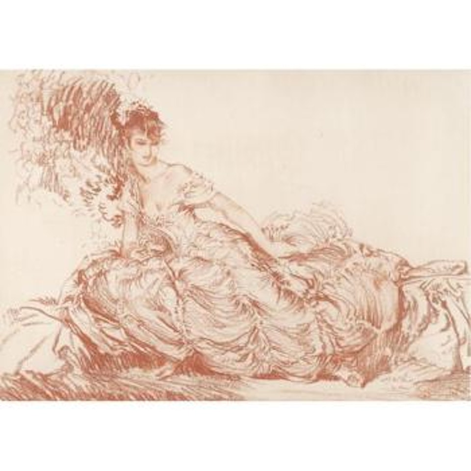 Cecilia In Her Balldress by William Russell Flint