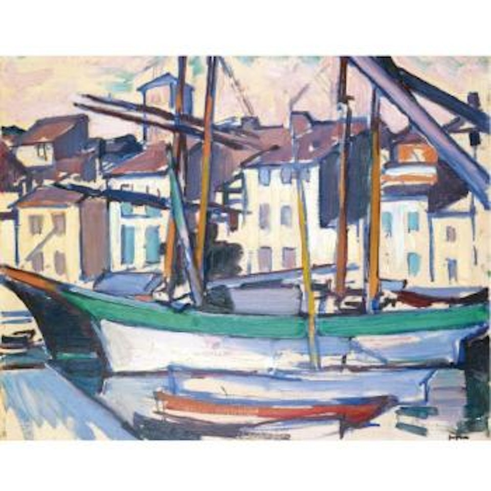 Cassis Harbour by Samuel John Peploe