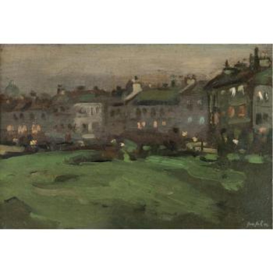 The Links At Dusk, North Berwick by Samuel John Peploe