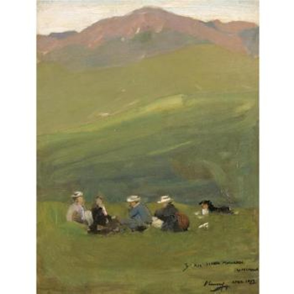 In The Glencarron Hills by John Lavery
