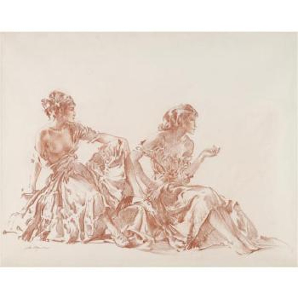 Cecilia & Joanna by William Russell Flint