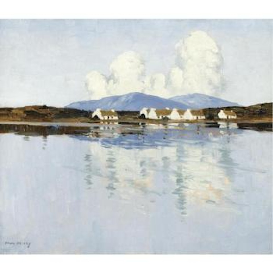 West Of Ireland Lakeland With Cottages by Paul Henry