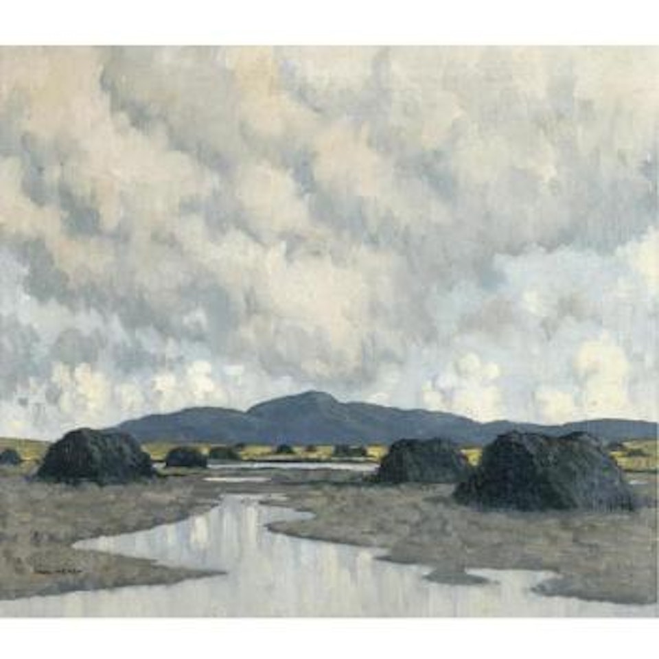 Storm Clouds Over Bog Landscape by Paul Henry