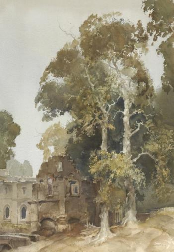 Autumn, Fountains Abbey by William Russell Flint