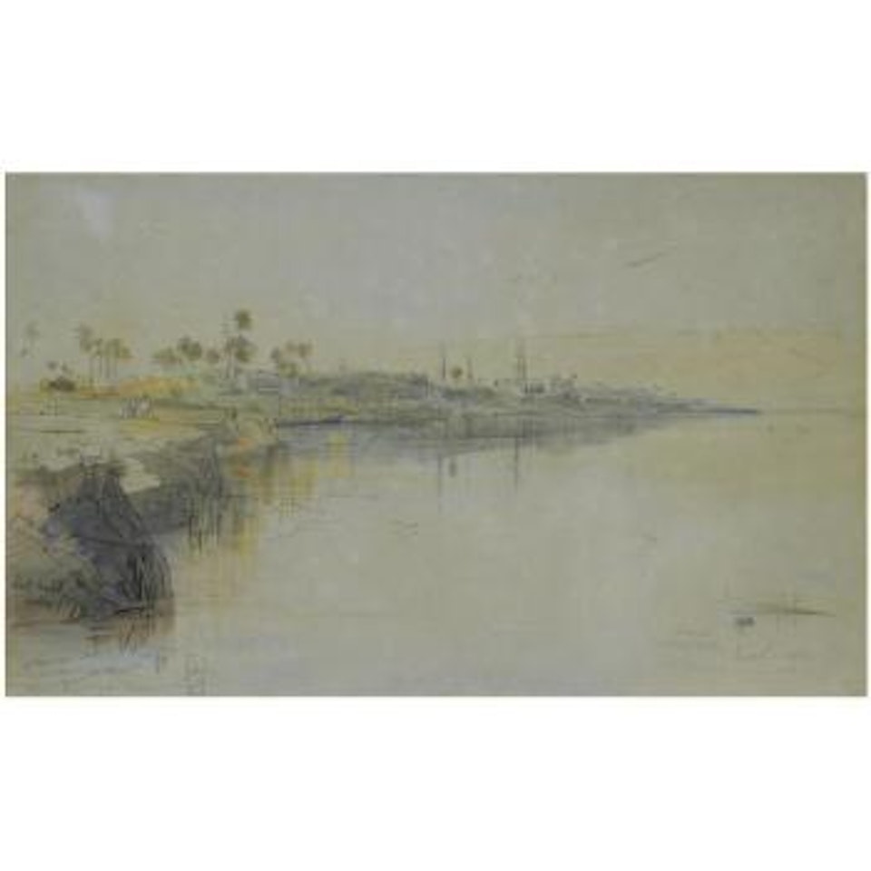Girzeh, Egypt by Edward Lear