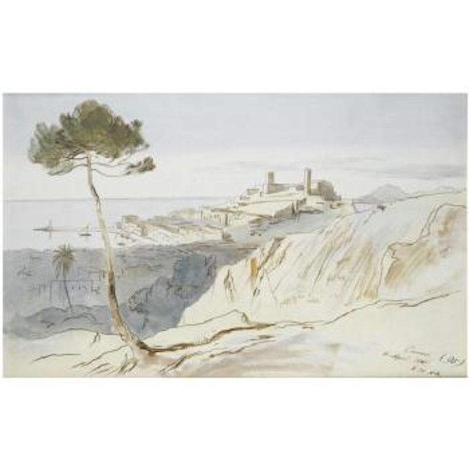 Cannes, France by Edward Lear