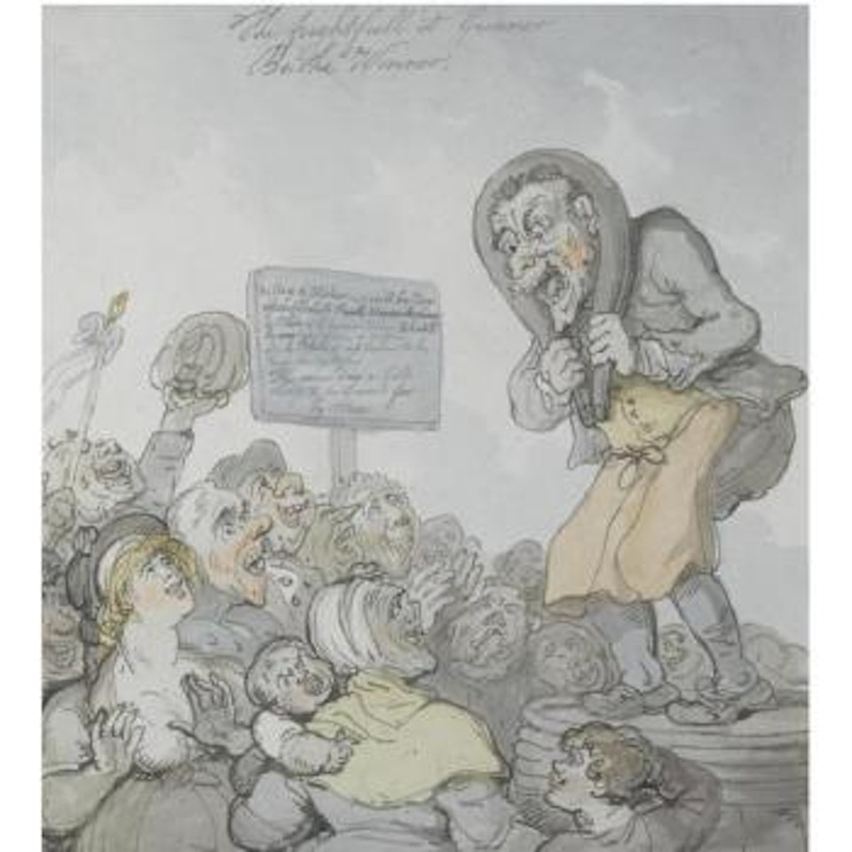The Grinning Match by Thomas Rowlandson