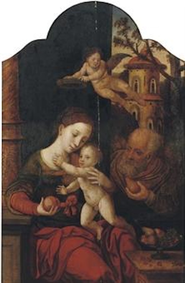 The Holy Family by Attributed to Pieter Coecke van Aelst I