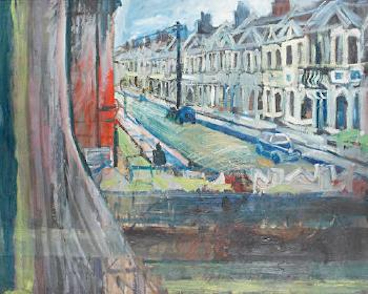 Street in Fulham by John Bratby