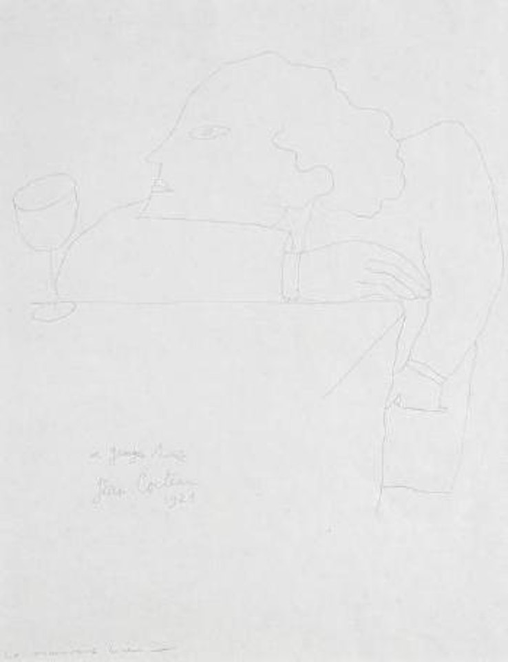 Portrait of Georges Auric by Jean Cocteau