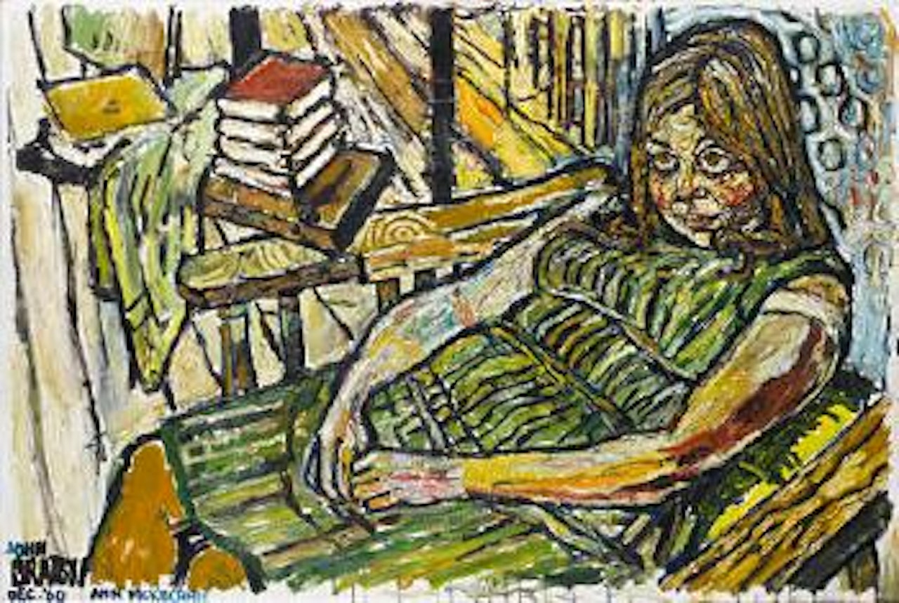 Ann McKechnie by John Bratby