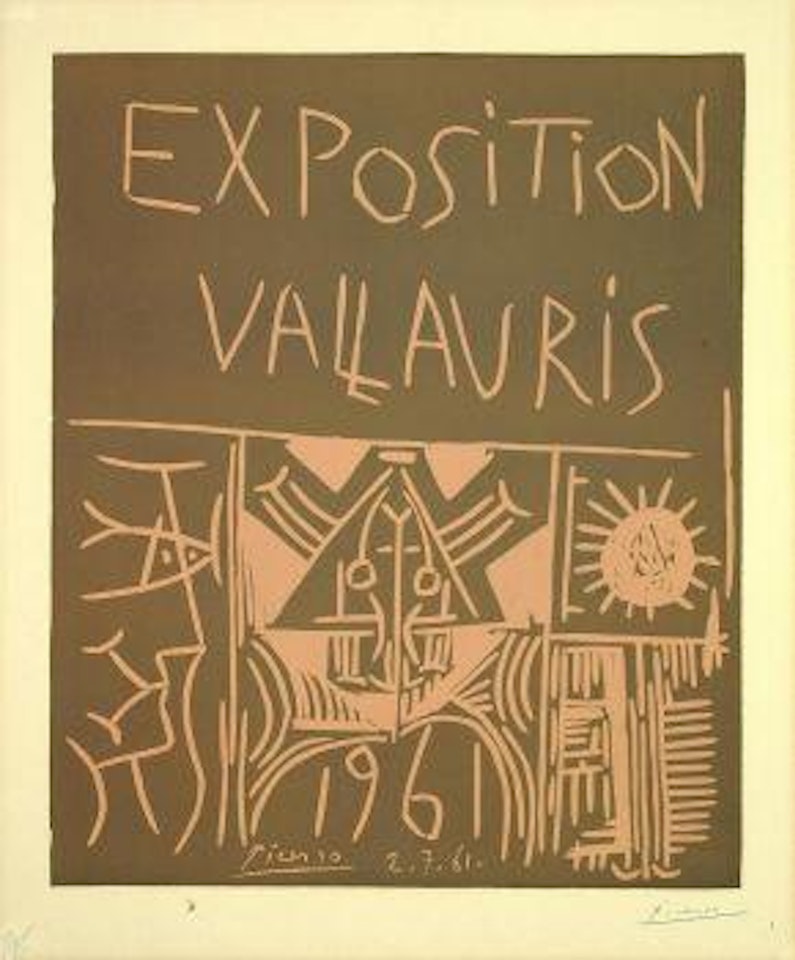 Affiche: Exposition Vallauris (C.R. Bloch, no. 1295; C.R. Czwiklitzer, no. 42) by Pablo Picasso