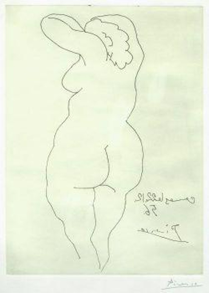 Femme nue de dos by Pablo Picasso