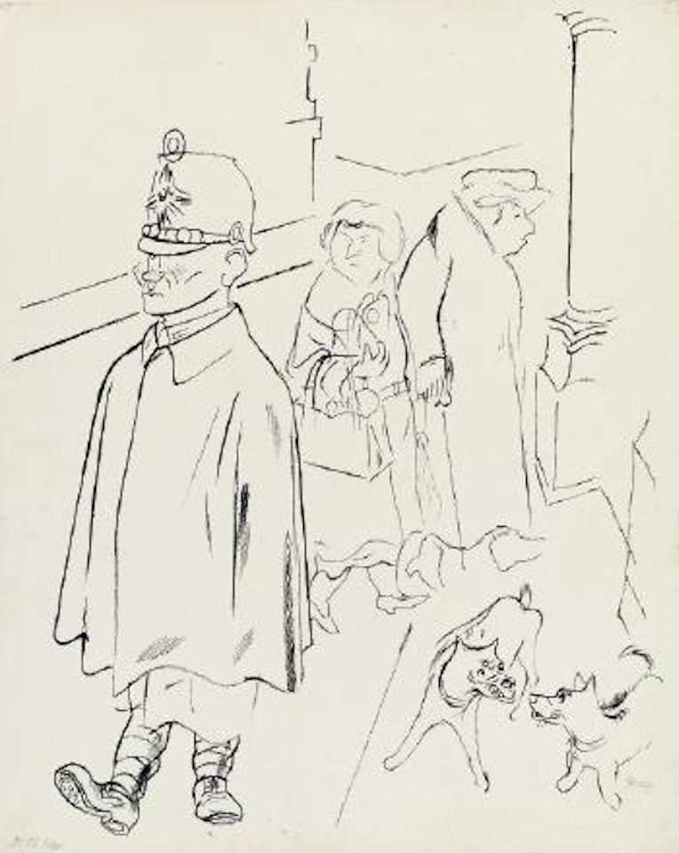 Charakterstudien (Character Studies) by George Grosz