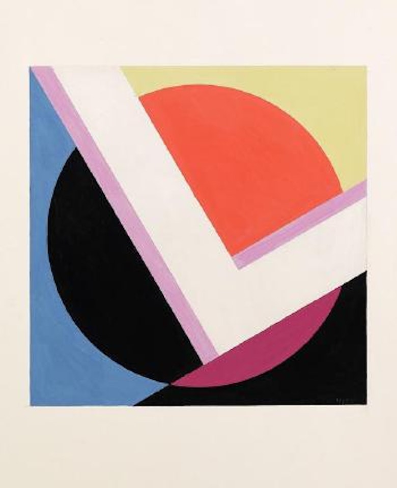 Das schrage weisse 'L' by Walter Dexel
