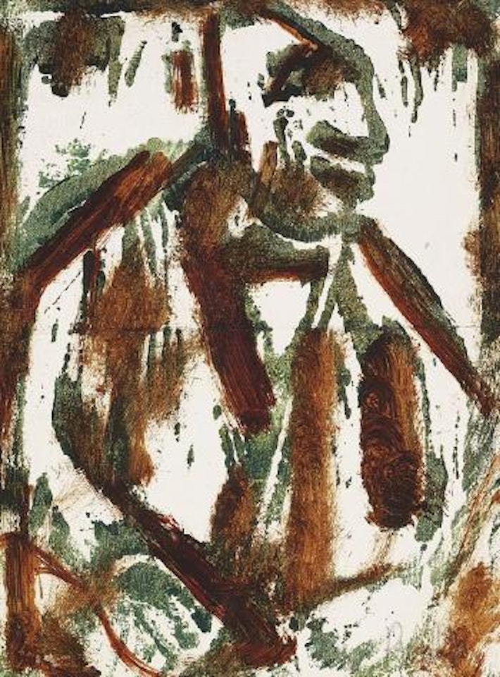 Sitzender Mann by Christian Rohlfs