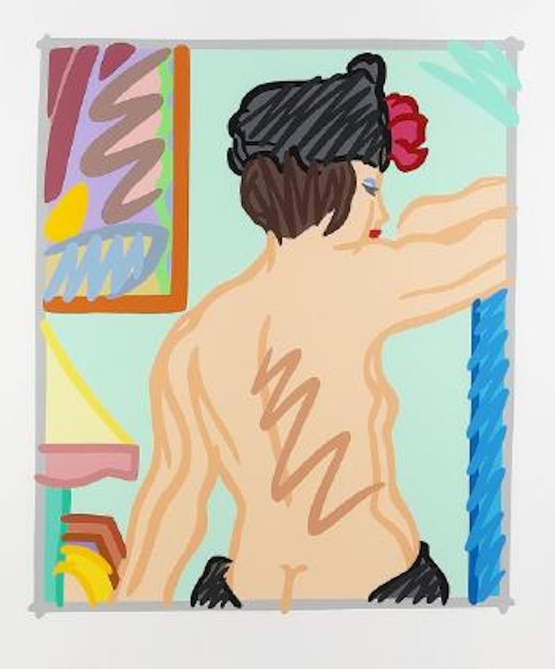 Judy with black hat by Tom Wesselmann