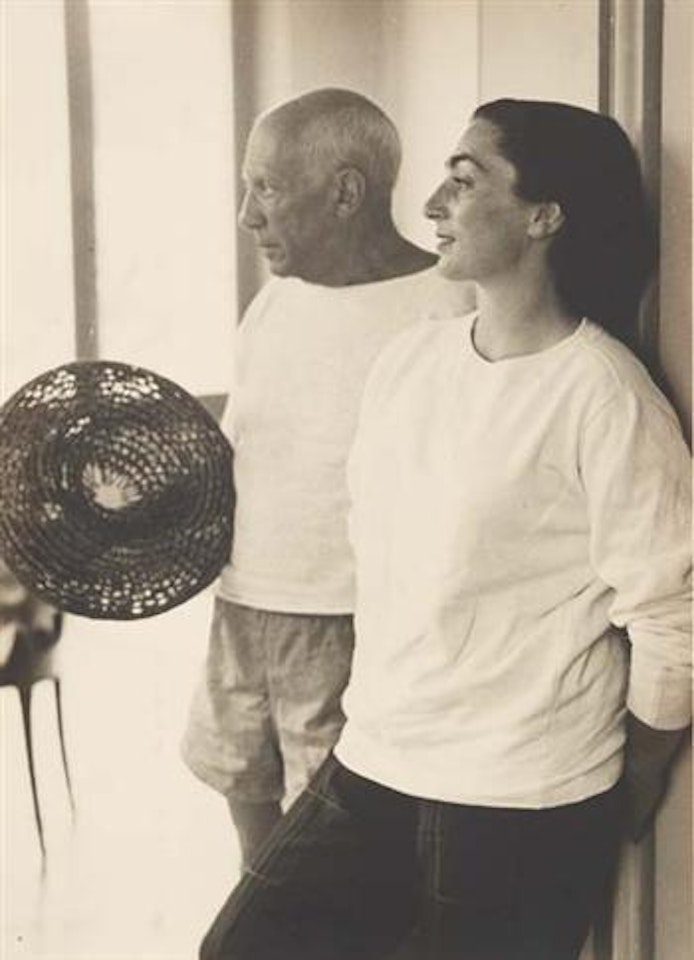 Picasso and Jacqueline by Man Ray
