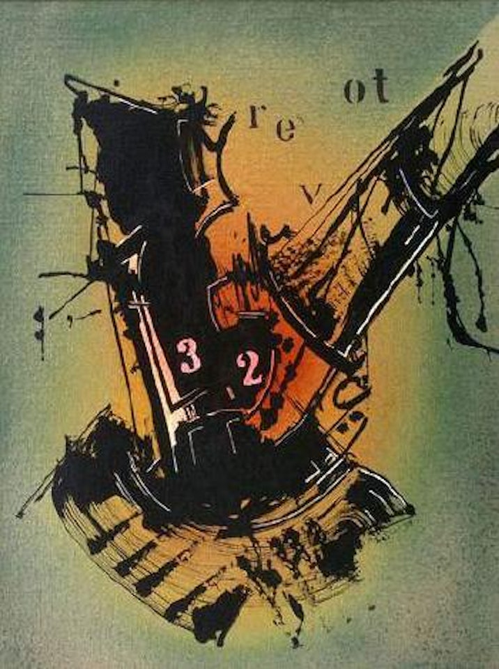 Le depart d'Ulysse by Gianni Bertini