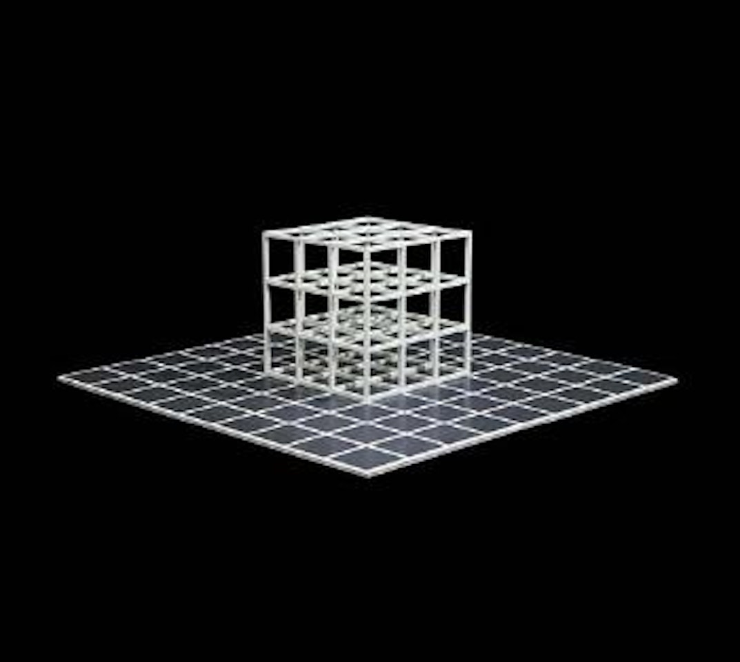 Modular Cube/Base by Sol LeWitt