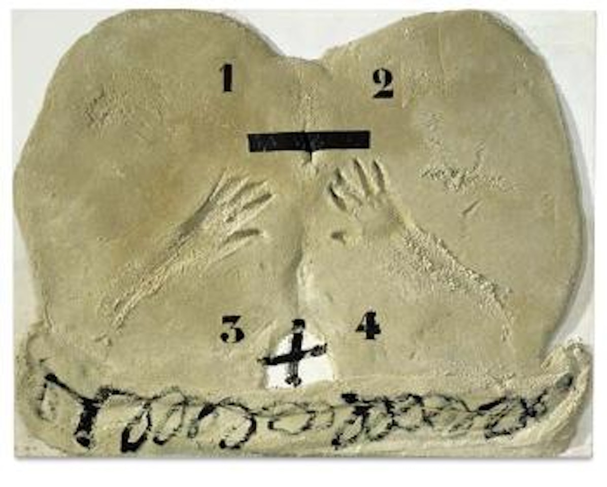 Forma i xifres by Antoni Tapies