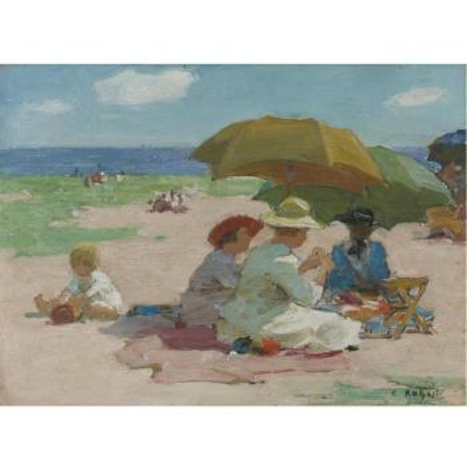 At The Beach by Edward Henry Potthast