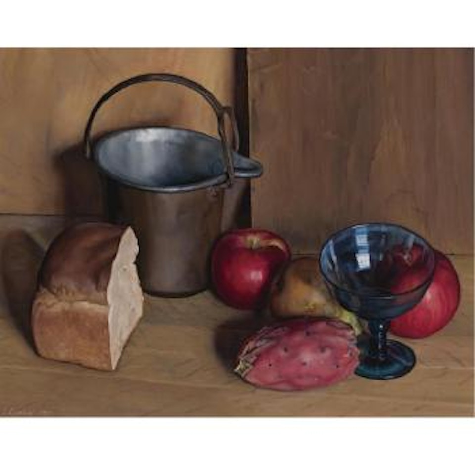 Bread And Fruit by Luigi Lucioni