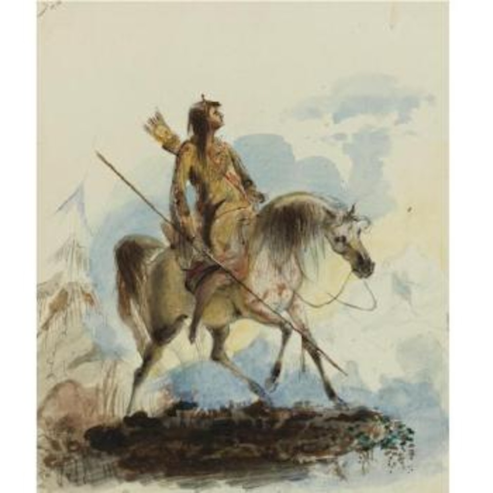 Reconnoitering by Alfred Jacob Miller