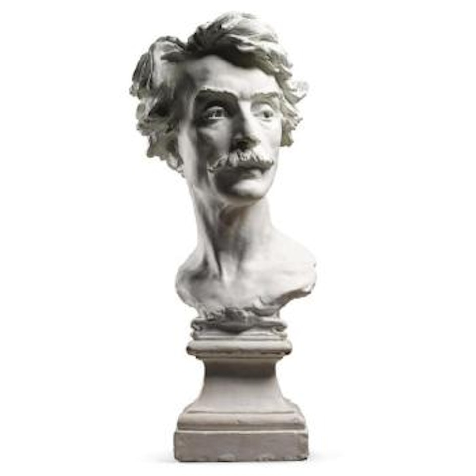 A Plaster Bust Of Gérôme by Jean-Baptiste Carpeaux