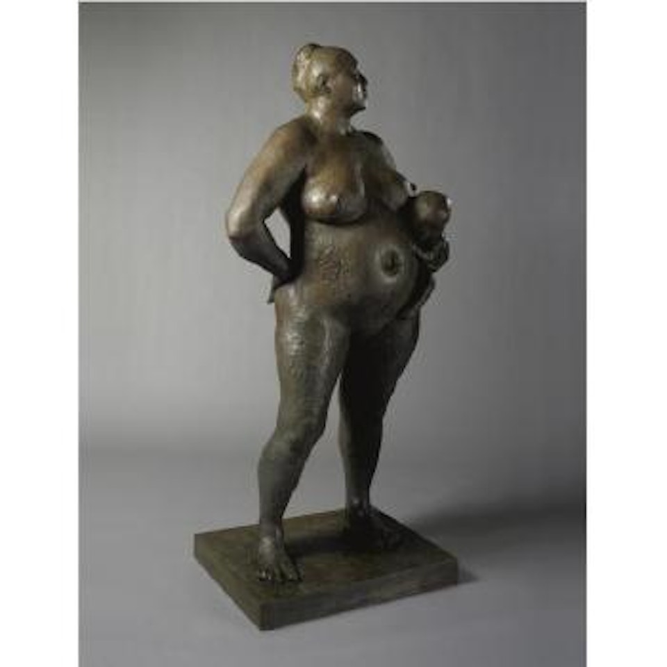Madre Con Niño En La Cadera by Francisco Zuñiga