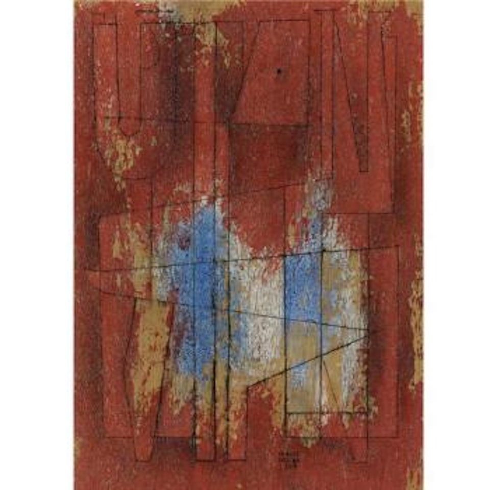 Construction In Red by Carlos Mérida