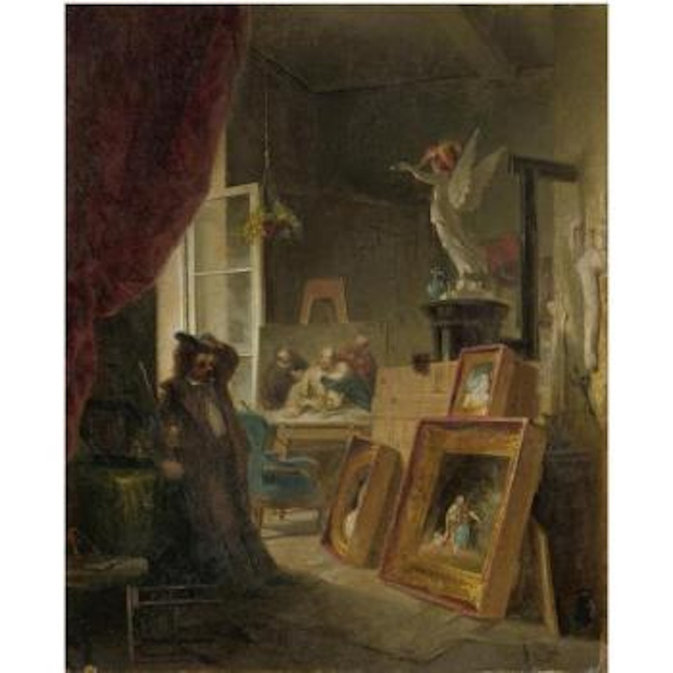 Der Historienmaler (The History Painter) by Carl Spitzweg