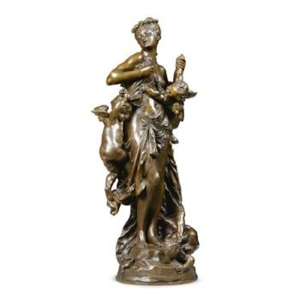 L'innocence Tormentée Par L'amour (Innocence Tormented By Love) by Albert-Ernest Carrier-Belleuse