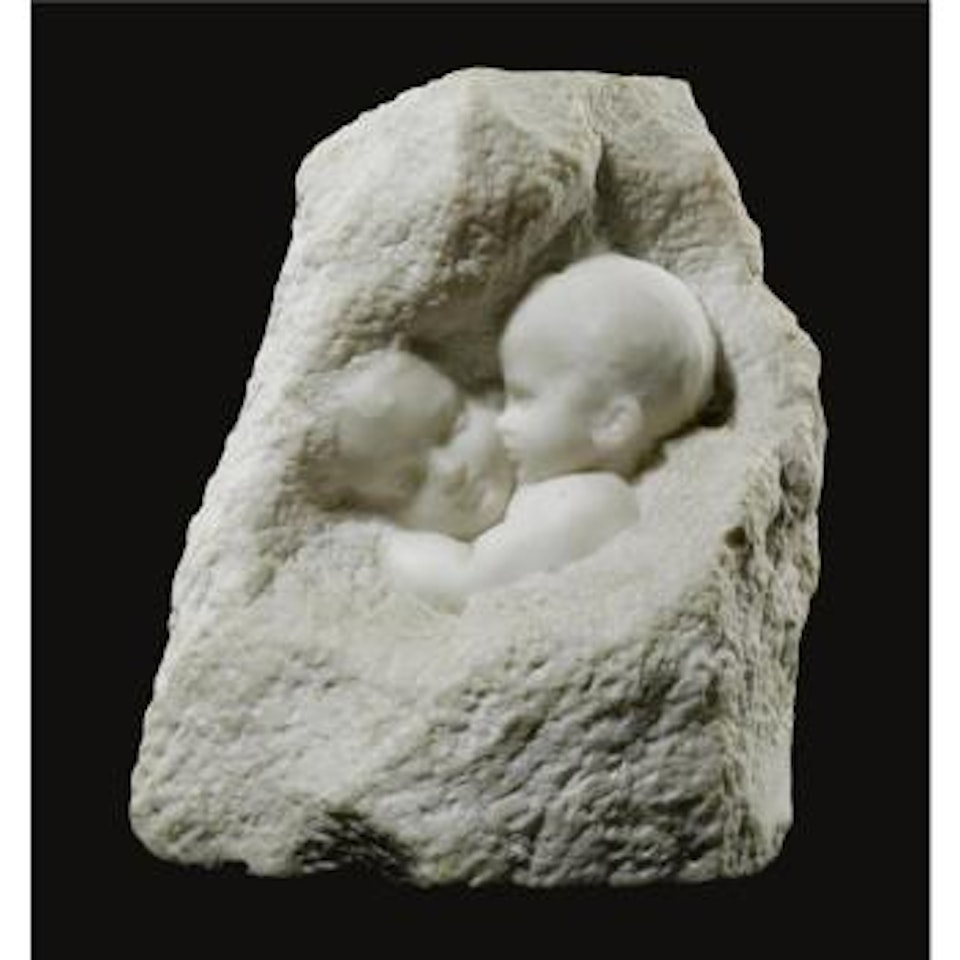 Two Children Embracing by Alfred Boucher